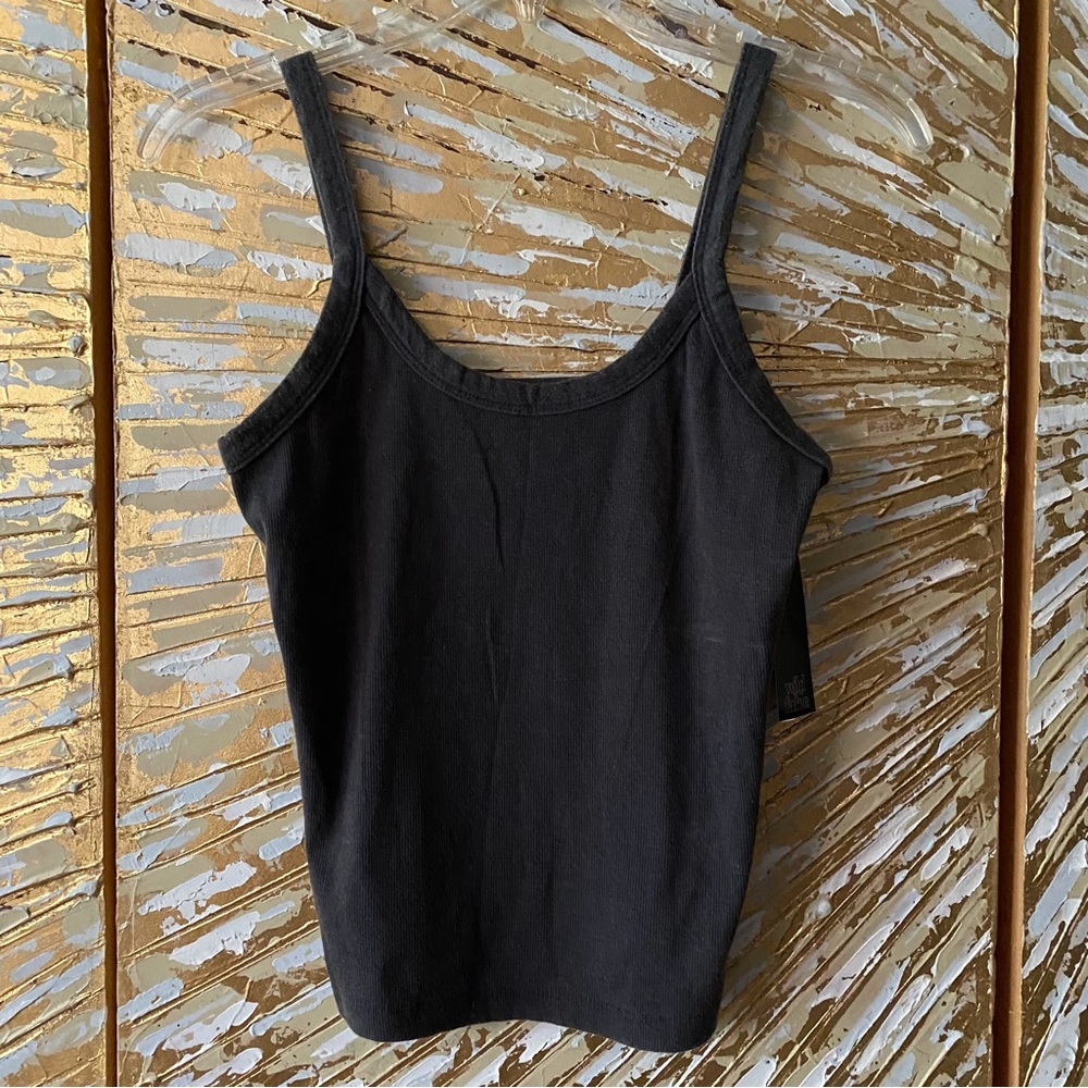 Woman’s Dark Gray Tank Cami Top NWT